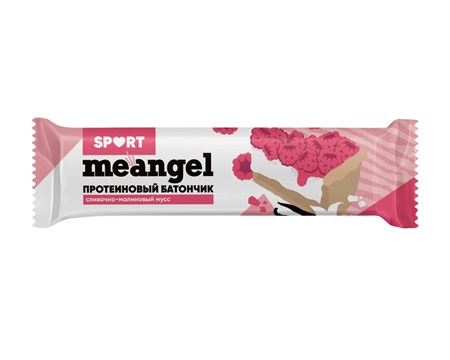 Батончик протеиновый ™ "meangel" сливочно-малиновый мусс, 30 гр VM-00012566