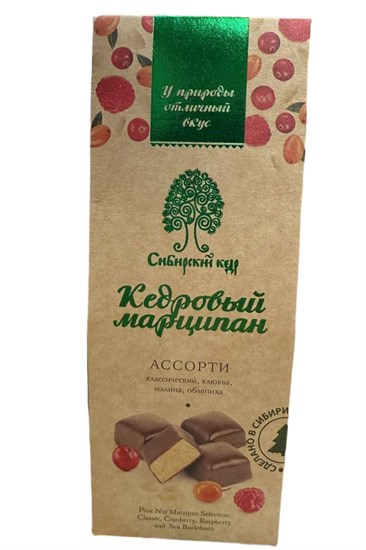 Конфеты ™ "Сибирский кедр" Кедровый марципан Ассорти, 70 гр VM-00013109