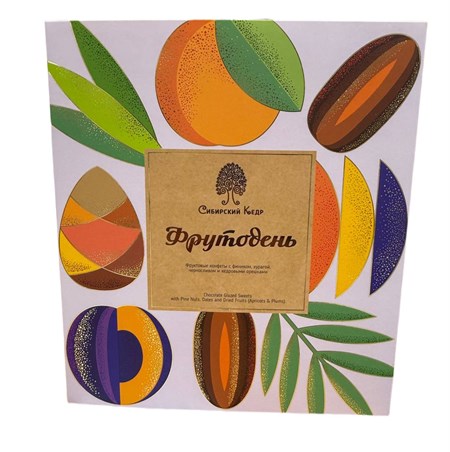 Конфеты ™ "Сибирский кедр" Фрутодень, 120 гр VM-00013598