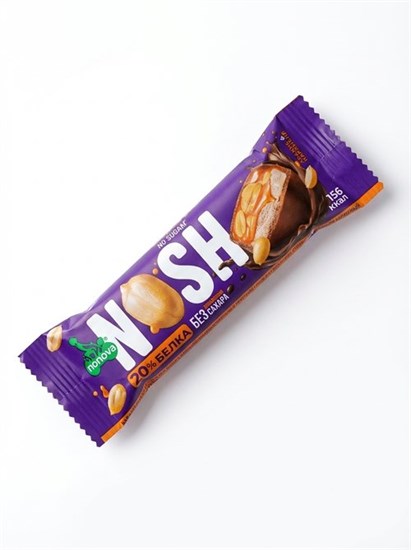 Батончики ™ "Bionova" протеиновый Nosh с карамелью и арахисом , 40 гр УП-00000092