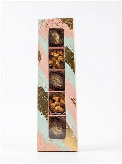 Шоколадные орешки с изюмом, клюквой и грецким орехом, 65 гр УП-00000182