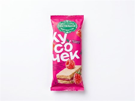 Батончик ™ "Белевская пастильная мануфактура" Кусочек Белевской пастилы с малиновым вареньем, 25 гр УП-00000252