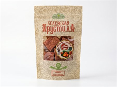 Хрустила ™ "Белевские сладости" Яблочная с клубникой, без сахара, 50 г УП-00000263