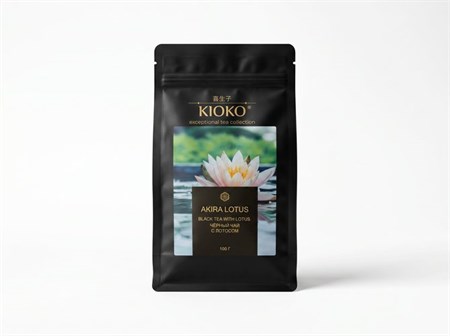 Чай ™ "KIOKO" черный с лотосом KIOKO AKIRA LOTUS, 100г УП-00000287