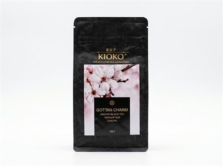 Чай ™ "KIOKO" черный с ароматом японской сакуры KIOKO GOTTAN CHARM, 100г УП-00000289