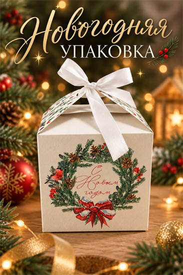 Новогодняя упаковка Венок 18500