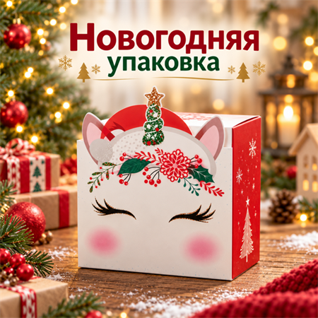 Новогодняя упаковка "Единорог" 18504