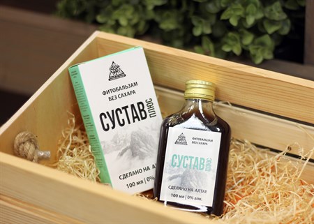 Фитобальзам ™  Алтайский нектар   СУСТАВ +  без сахара 100 мл. - фото 7030