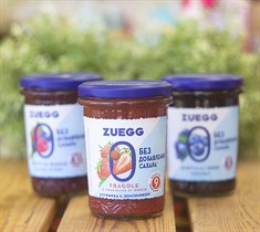Конфитюр ™  ZUEGG   Клубника без сахара 220 гр.