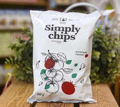 Чипсы ™  Simply chips   картофельные «Пряный томат», 80 гр