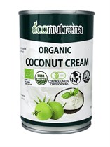 Кокосовые сливки ™  Econutrena  органические, 22%, 400мл, ж/б