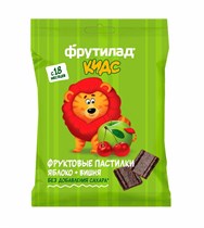 Фруктовые пастилки ™ "Фрутилад KIDS" яблоко+вишня, 30 гр VM-00012431