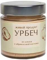 Урбеч ™ "Живой продукт" из мякоти КОКОСА и абрикосовой косточки 200 гр. VM-00012737