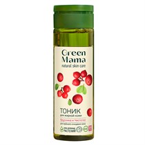 Тоник для лица™ Green mama для жирной кожи Брусника и Чистотел, 200 мл VM-00012035
