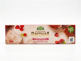 Пастила ™ "Белевские сладости" Яблочная с малининой, без сахара, 100 г. УП-00000259