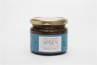 Урбеч ™ Живой продукт из семян ТЕМНОГО льна 225 гр. Урбеч ™ Живой продукт из семян ТЕМНОГО льна 225 гр.