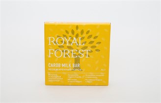 Шоколад из НЕобжаренного кэроба Royal Forest Carob Milk Bar 75 г. Шоколад из НЕобжаренного кэроба Royal Forest Carob Milk Bar 75 г.