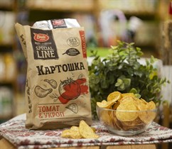 Чипсы картофельные ™ Bruto snacks Томат и укроп 70 гр. Чипсы картофельные ™ Bruto snacks Томат и укроп 70 гр.