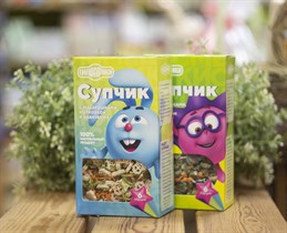Суп ™ Гурмайор СМЕШАРИКИ с макарошками, морковкой и кабачками 180 гр. Суп ™ Гурмайор СМЕШАРИКИ с макарошками, морковкой и кабачками 180 гр.