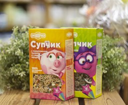 Суп ™ Гурмайор СМЕШАРИКИ с макарошками, тыквой и сладким перцем 180 гр. Суп ™ Гурмайор СМЕШАРИКИ с макарошками, тыквой и сладким перцем 180 гр.