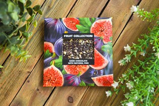 Шоколад ™  World&Time  Fruit collection Темный c инжиром, 80 гр
