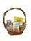 Подарочный набор  в корзине ко дню матери "Зеленая улица" VM-00011900